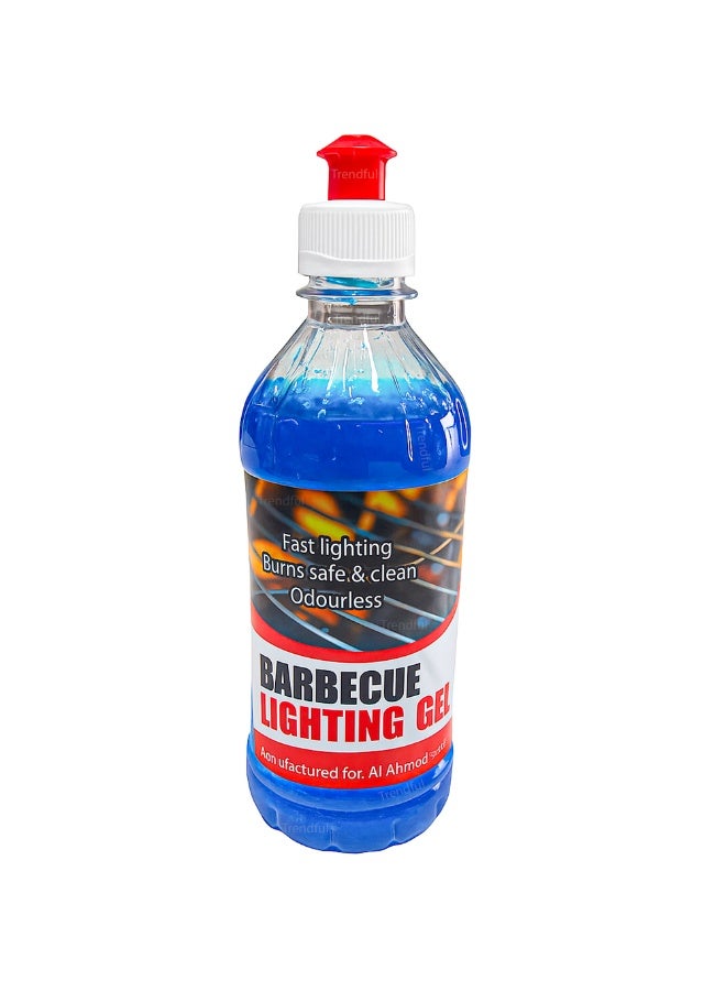 VersaMarts 400ml Barbecue Lighter Gel, Premium Odourless & Smokeless Fire Starter Gel for Charcoal, Firewood & Grills, Fast Lighting & Spill Free Chafing Fuel for Camping & Outdoor Cooking - Image 1